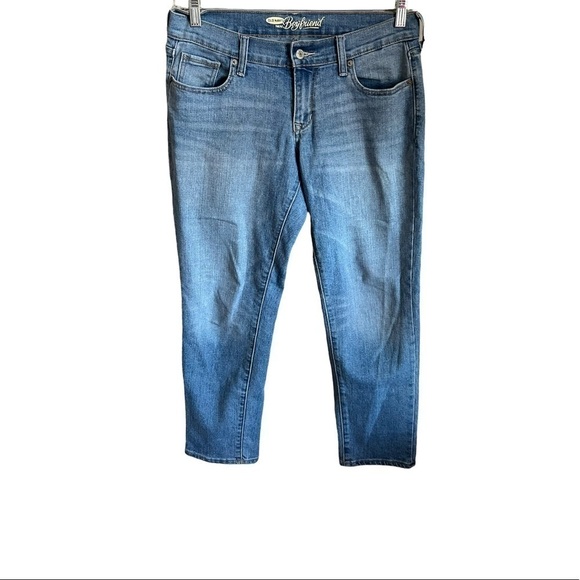 Old Navy Boyfriend Glacier Cropped Denim Jeans - Picture 2 of 9